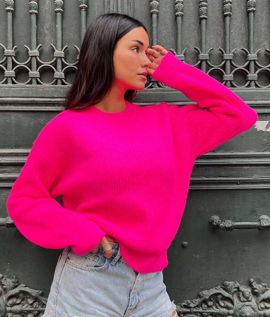 Светр жіночий з трикотажу розмір єдиний, фото 1