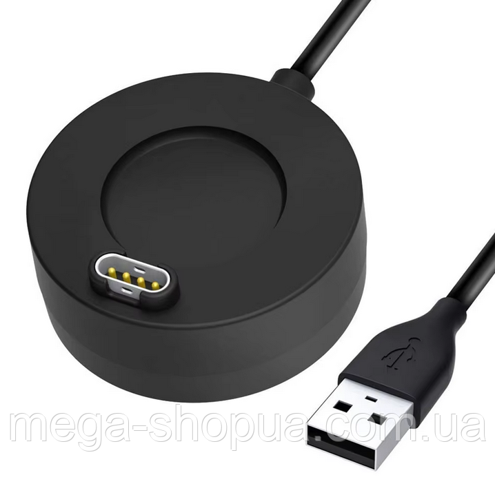 Зарядний пристрій для годинників Garmin Vivoactive 3/4/4S, Fenix 5/5S/5X/6/6S/6X, Venu 2/2S/Sq, фото 1