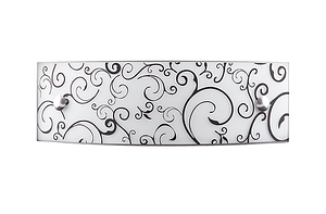 Світильник нбб бра чорно-білий настінний під лампочку Vesta 37502 (30х10 см)