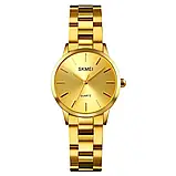 Жіночий кварцовий годинник Skmei 1695GD Gold, фото 2