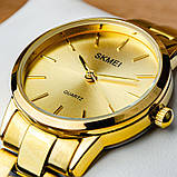 Жіночий кварцовий годинник Skmei 1695GD Gold, фото 4