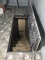 Напольные люки под плитку, крышка погреба в доме, ревизионный люк в пол с газовыми амортизаторами