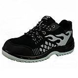 Спецвзуття чоловіче робоче, кросівки захисні демісезонні, роба для працівників, взуття повсякденне ударостійке, btex fire, фото 3