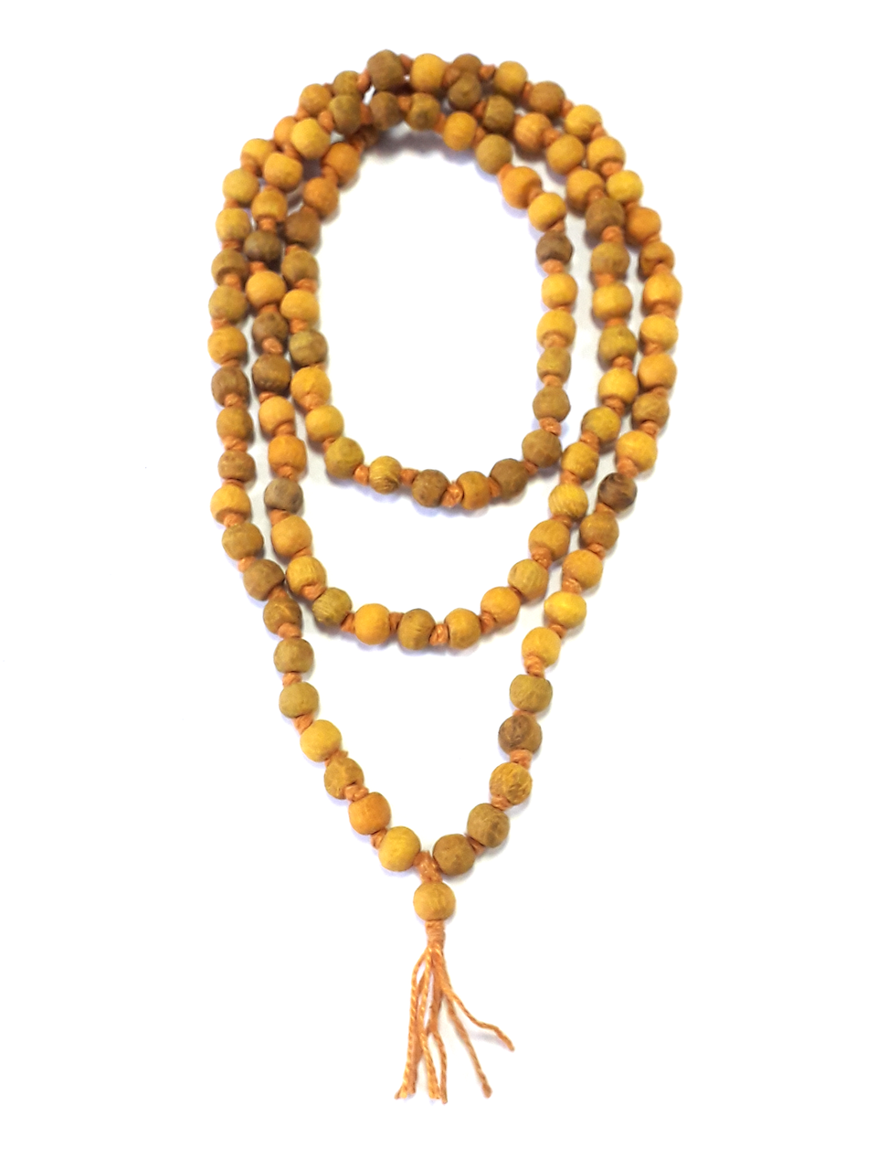 Чотки з кореня куркуми 108 намистин, фото 1