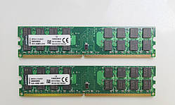 Комплект модулів оперативної пам'яті DDR2 8ГБ (2 х 4GB) AMD 800MHz OEM (KVR800D2N6/4G) socket AM2/AM2+
