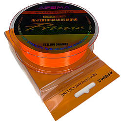 Лісочка флуоресцентна Feima Prime Orange Fluo 0.25mm/6.44kg 150 m