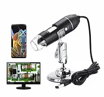 USB Мікроскоп Kerui 1600X HD підставка, 8 світлодіодів, для Android, PC