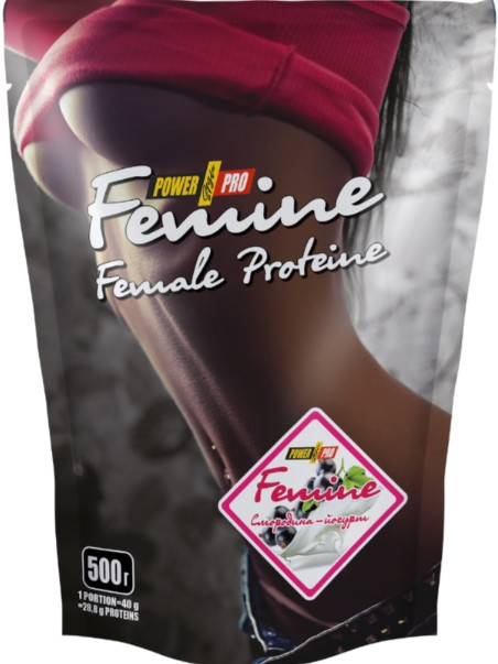 Комплексний протеїн для дівчат Power Pro Femine 1 кг смородина йогурт