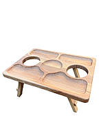 Пивний столик  (Коло) на 5 секцій Бук