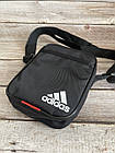 Маленька сумка на плече адідас Adidas барсетка чорна, фото 4