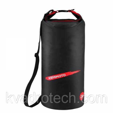 Гермомішок Kemimoto 20л для речей Black-red, F1116-01401BK