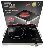 Електропліта Zepline ZP-061 одноконфоркова сенсорна, настільна 2200w
