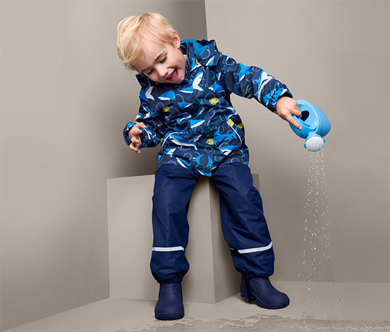 Розкішна дитяча термокуртка на флісі, дощовик, вітровка від tcm tchibo (Чібо), Німеччина, 86-92 см, фото 1