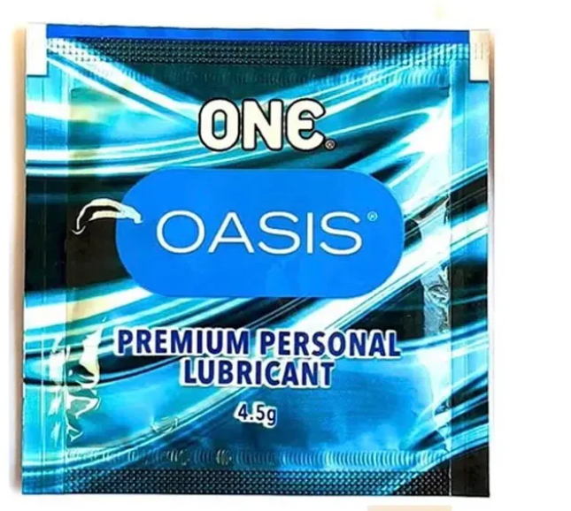 Гель-лубрикант ONE "OASIS" одноразова упаковка 4,5 м
