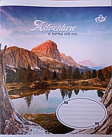 Зошит загальний 96 аркушів клітинка офсетний папір кольорова обкладинка ТВ-17* Бріск