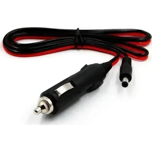 Шнур DC (шт. прикурювача — шт.живлення 2,1/5,5mm), 1метр
