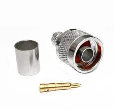 Гніздо N (RG-58), обтискне, латунь