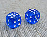 Ігральні кубики сині, для настільних ігор, d 12мм, фото 6
