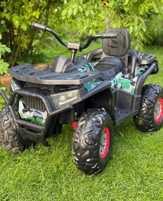Дитячий електроквадроцикл на акумуляторі Bambi Racer M 4081 для дітей 3-8 років камуфляж
