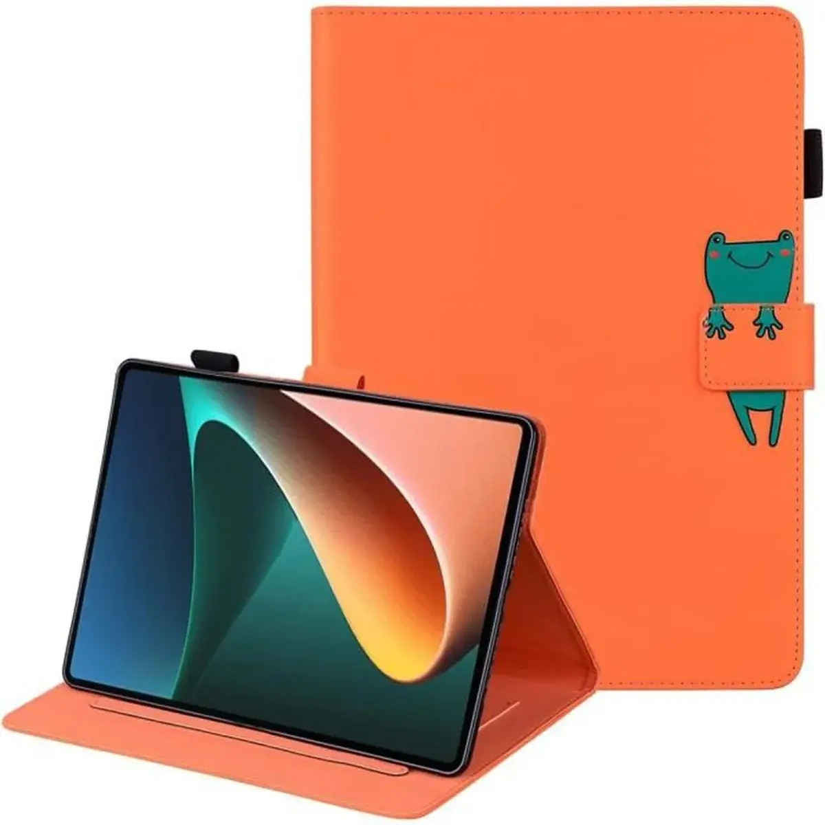 Чохол-книжка Animal Wallet для Samsung Galaxy Tab S9 Plus / S9 FE Plus Frog
