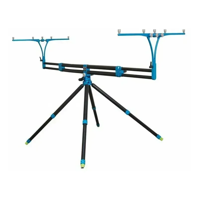 Род-под Meccanica Vadese Nick Revolution 4 Rods на 4 вудилища (чорна база/сині буз бари)