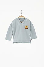 Лонгслів "Pictures", Сизий