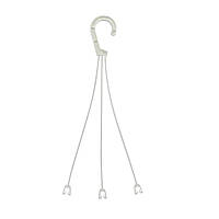 Підвіска для квітів 38 см Юніпласт біла