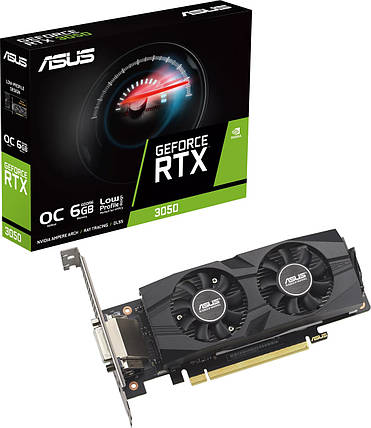 Відеокарта GeForce RTX 3050 6GB Asus LP BRK OC (RTX3050-O6G-LP-BRK), фото 1