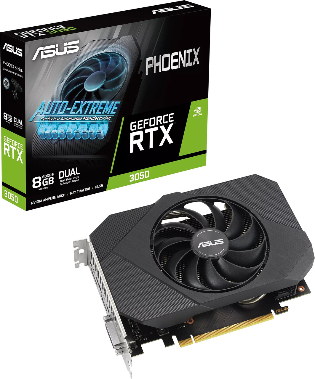Відеокарта GeForce RTX 3050 8GB Asus Phoenix V2 (PH-RTX3050-8G-V2)