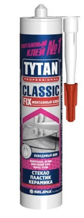 Tytan Classic Fix клей монтажний, прозорий 310ml, фото 1