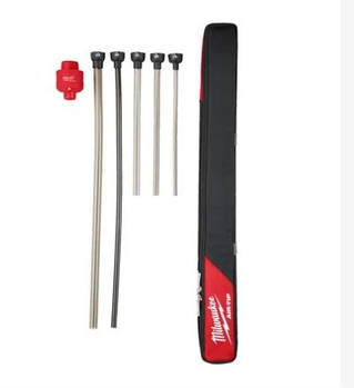 Насадки для пилососу AIR-TIP з великою довжиною гнучкі MILWAUKEE (6 шт.), в футлярі для зберігання