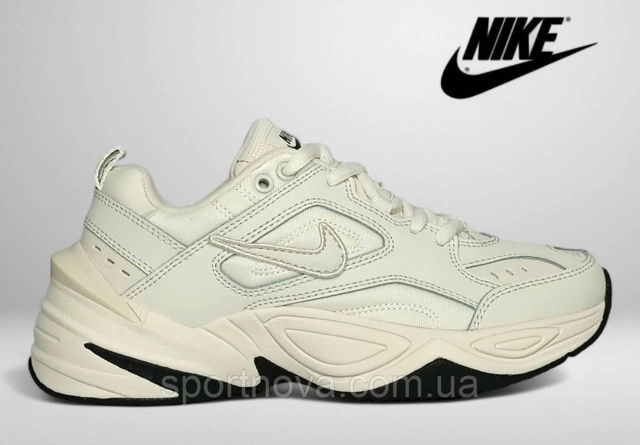 Жіночі демісезонні кросівки Nike Monarch шкіряні бежеві р 36(23см)