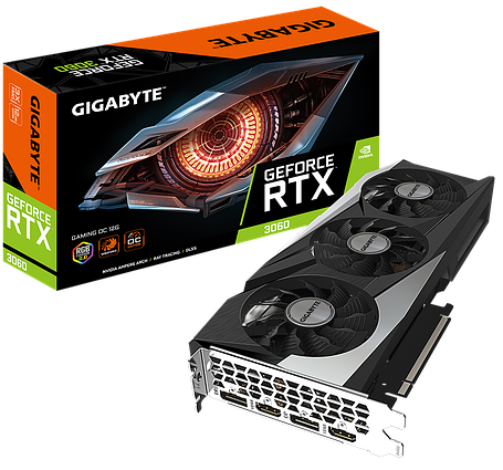 Відеокарта GeForce RTX 3060 12GB Gigabyte Gaming OC rev.2.0 (N3060GAMING OC-12GD REV.2.0), фото 1