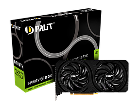 Відеокарта GeForce RTX 4060 8GB Palit Infinity 2 (NE64060019P1-1070L)