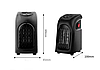 Обігрівач електричний Handy Heater 400W з дистанційним пультом керування, фото 10