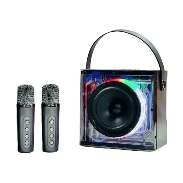 Колонка портативна з двома бездротовими мікрофонами Karaoke Speakers A99 Pro