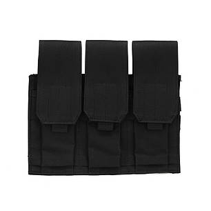 Закритий підсумок на 3 магазини AOKALI Outdoor A40 Black, фото 1