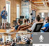 Нагрудна боді-камера L9 з дисплеєм 1.3 дюйма датчик руху акумулятор 1200 мА-год LED-підсвічування, фото 4