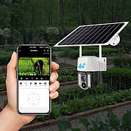 Вулична потрійна IP камера відеоспостереження VC3 5Мп Камера з віддаленим доступом і 4G, фото 3