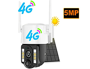 Вулична потрійна IP камера відеоспостереження VC3 5Мп Камера з віддаленим доступом і 4G, фото 8