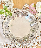 Посріблена ажурна ваза для фруктів, фруктівниця, сріблення, Німеччина, вінтаж