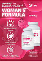 Формула жінки A-Line -капсули для збереження балансу жіночих статевих гормонів 180 капсул (Арт Лайф), фото 2