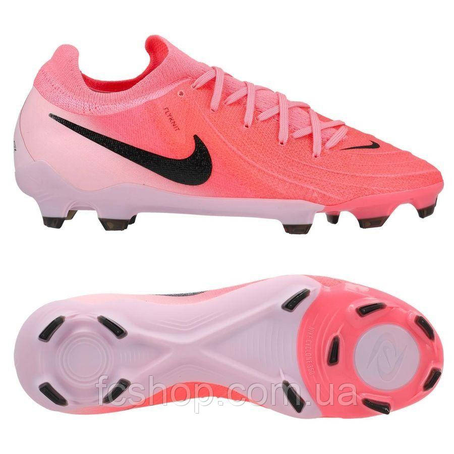 Футбольні бутси Nike Phantom GX II Pro FG FJ2563-600, Рожевий, Розмір (EU) — 41