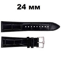 Шкіряний ремінець Premium 24х22 мм. Black