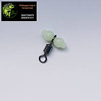 Вертлюг з намистинами (світяться), розмір S