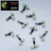 Вертлюг з намистинами (світяться), розмір L