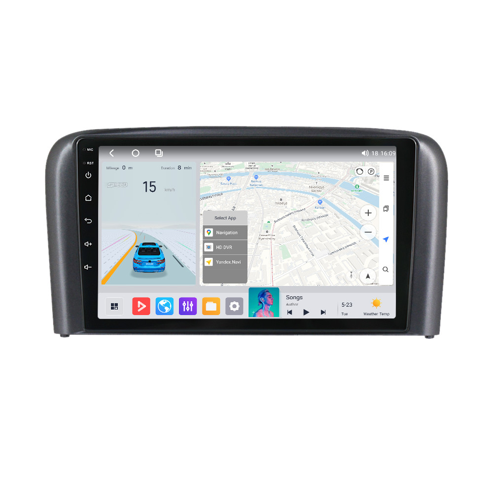 Штатна магнітола Mekede MS Volvo S80 (2006-2012) QleD, фото 1