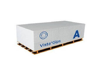 Гіпсокартон стіновий VistaGips 1200x2500х12.5 мм