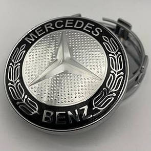 Ковпачок з логотипом Mercedes 60 мм 56 мм Мерседес заглушка