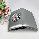 Витяжка для манікюру настільна NDC 858-2 45 Вт ( витяжка для нігтів, манікюрний пилосос для гель лаку м'який корпус змінні мешки ), фото 4